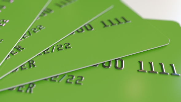 Green Plastic Bank Cards alt