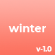 Winter | Portfolio One Page HTML Template - ThemeForest Item for Sale