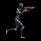 Cyborg Female Running with a Rifle - VideoHive Item for Sale