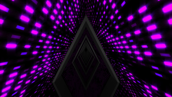 3D Geometric Triangle Tunnel Loop alt