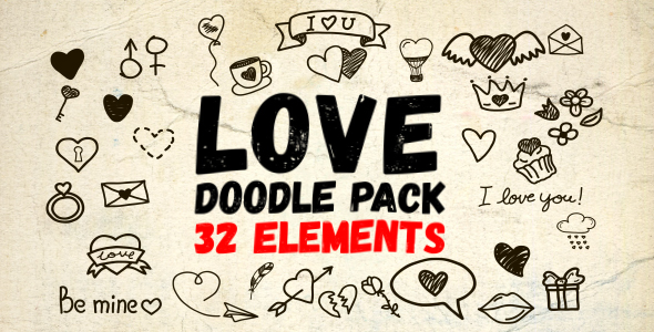 Love Doodle Pack