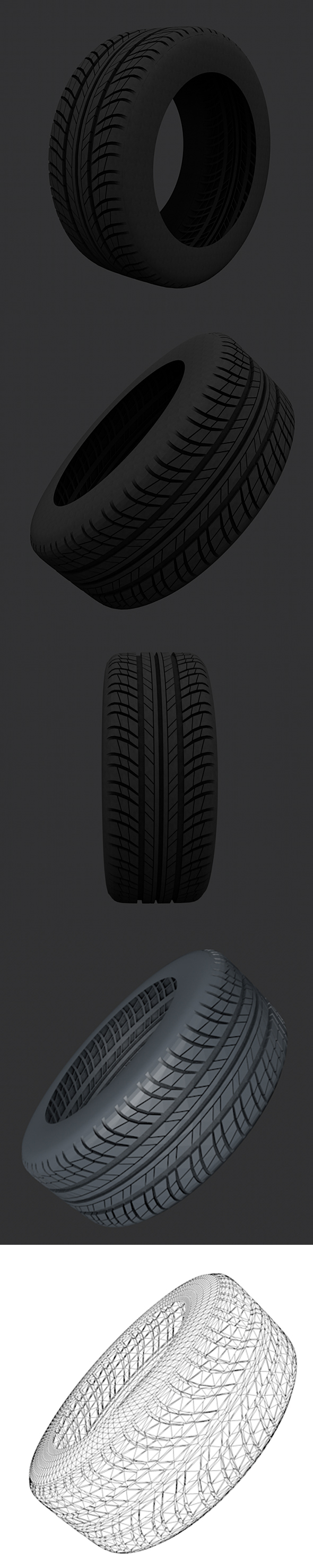 Tire 3D Models with full textures