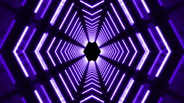 VJ Purple Tunnel