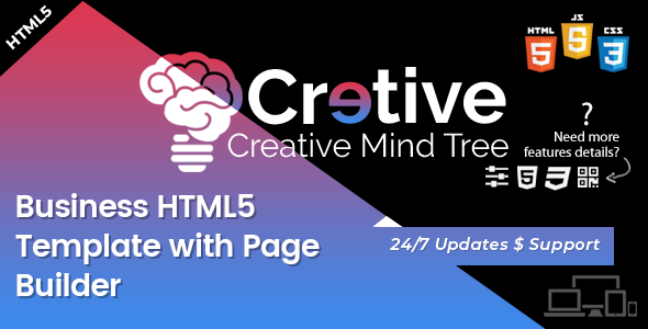 Creative Mind Tree - HTML5 Agency Template