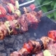 Man Cooks Meat on the Grill - VideoHive Item for Sale