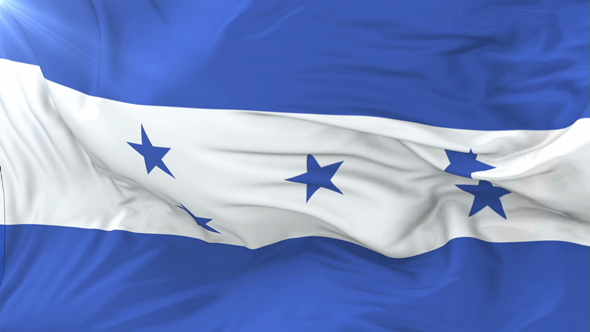 Flag of Honduras Waving