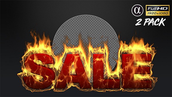 3D Hot Sale Text - 2 Pack alt