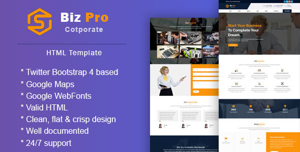 BizPro || Corporate & Business Responsive Template