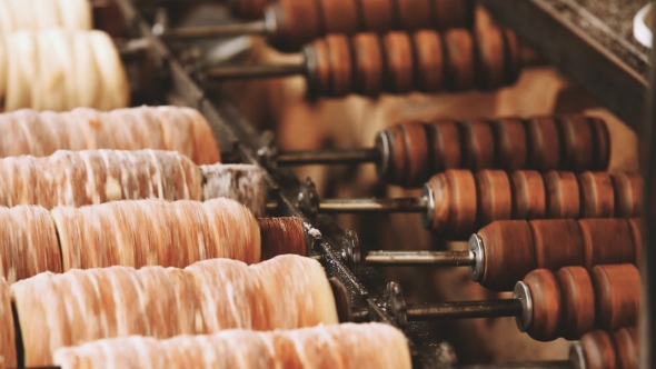 Trdelnik Or Trdlo Is A Traditional Delicacy, Found In A Number Of Countries In Central Europe