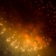 The Salute Series Colors the Black Sky in Red and Yellow Tones - VideoHive Item for Sale