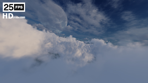 Flying Through Clouds 02 HD