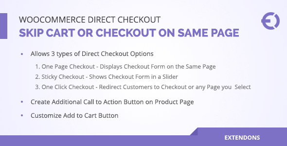 Woocommerce Direct Checkout, Skip Cart or Checkout on Same Page
