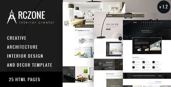 ARCZONE - Interior Design, Decor, Architecture HTML Template