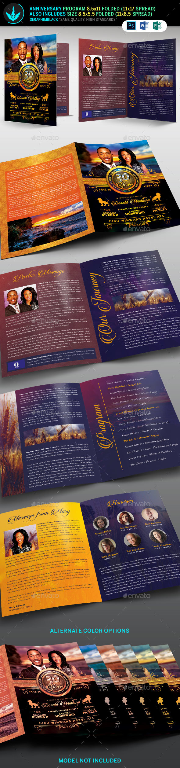 Royal Funeral Brochure Templates From Graphicriver