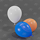 Balloons 3D model - 3DOcean Item for Sale
