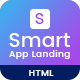 SMART - App Landing Page HTML Template - ThemeForest Item for Sale