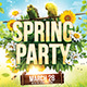 Spring Party Flyer Template - GraphicRiver Item for Sale