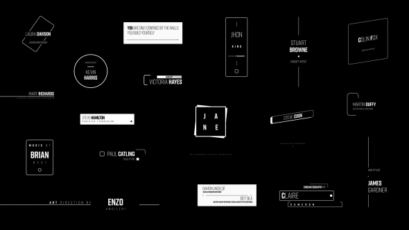 Typographic Titles alt