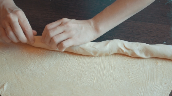 Rolled Dough Into a Roll