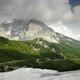 Fast moving clouds time lapse over mount Triglav, Slovenia - VideoHive Item for Sale