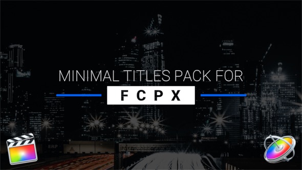 9 Minimal Titles Pack for FCPX alt
