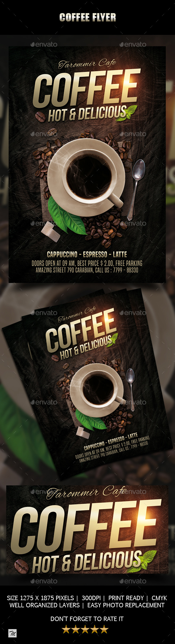Coffee Flyer Templates From Graphicriver