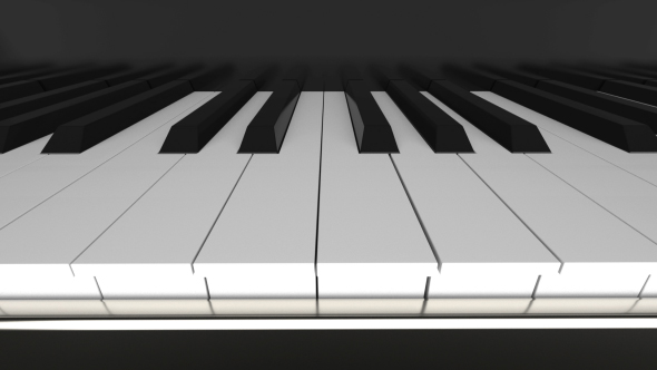 3D Piano Keyboard Loop alt