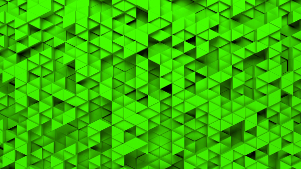 Green Triangles Background Random Loop alt