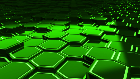 Green Hexagons Loop