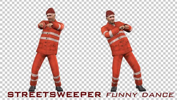 Sweeper Guy Funny Dance alt