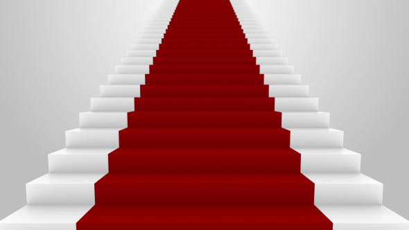 Seamless loop Animation of Slow Motion on Staircase alt
