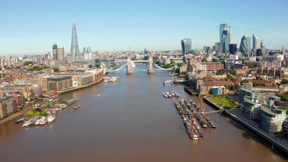 Tower Bridge in London, the UK