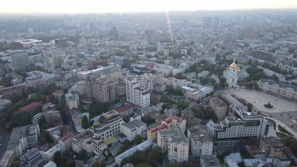 Kyiv - the Capital of Ukraine. Aerial View. Kiev