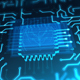 Futuristic Animated Blue Circuit Board - VideoHive Item for Sale