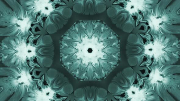 Abstract Animated Kaleidoscope Motion Background