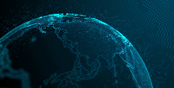 Blue Particle Planet Earth alt