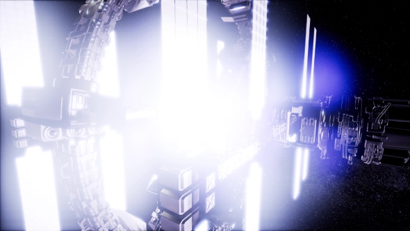 Spaceship Travelling Through the Universe alt