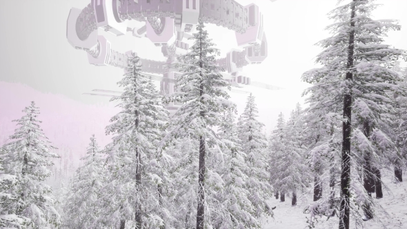 Alien UFO at Earth alt