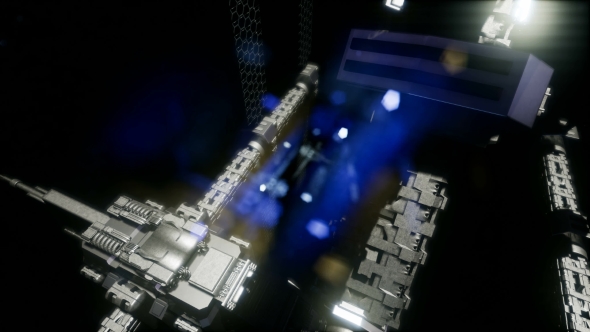 Spaceship Travelling Through the Universe alt