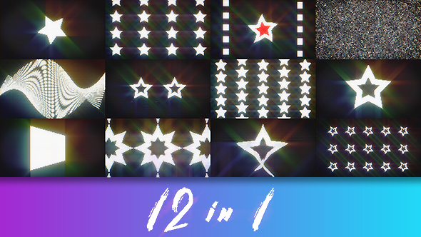 12 Led Lights Loops Backgrounds Pack alt