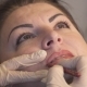 Professional Specialist of Permanent Make-up Applying Lips Before the Procedure. Beauty - VideoHive Item for Sale
