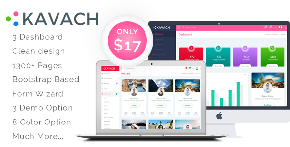 Kavach - Responsive Admin Dashboard Template