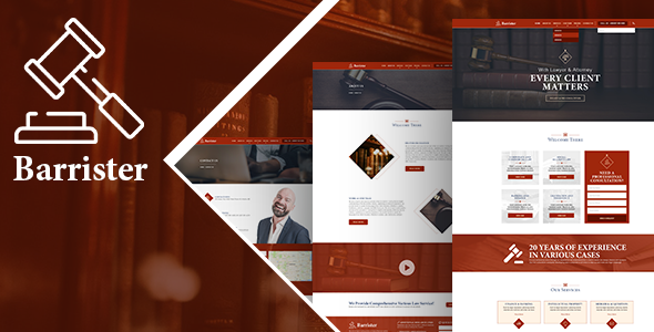 Barrister - Lawyer Attorney HTML Template