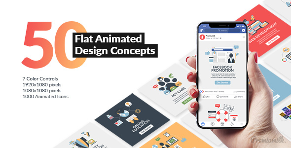 Flat Animated Design Concepts alt