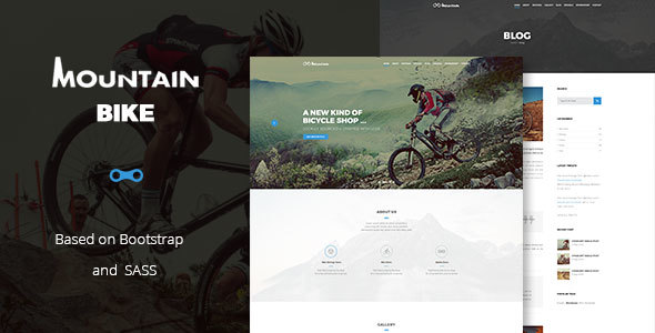 Mountain Bike - Extreme Sports Club Template