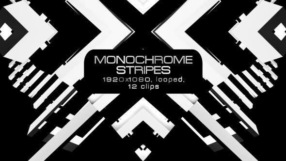 Monochrome Stripes VJ Pack