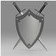 Shield and sword - 3DOcean Item for Sale