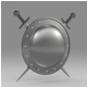 Shield and sword 4 - 3DOcean Item for Sale