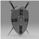 Shield and sword 6 - 3DOcean Item for Sale