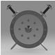Shield and sword 7 - 3DOcean Item for Sale